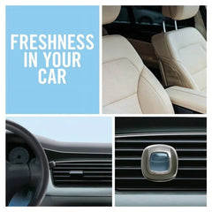 Febreze Vent Clip Car Air Freshener, Up to 30 Days, Eliminates tough lingering odours, Cotton Fresh Scent, 2 Pack