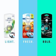 Febreze Auto Odor-Eliminating Car Freshener Vent Clip, Laundry Fresh, .06 oz, 2 Pack