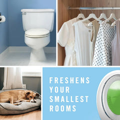 Febreze Small Spaces Air Freshener Heavy Duty Fresh Lemon.25 Fl. Oz, Pack Of 4
