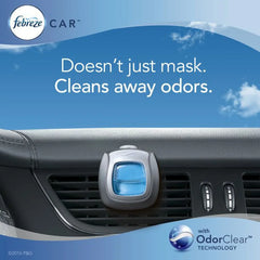 Febreze Car Vent Clip Air Freshener, Midnight Storm 1 Ea (Pack of 3)