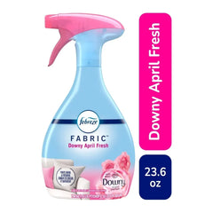 Febreze Fabric Spray Air Freshener Odor-Fighting Fabric Refresher Downy April Fresh 23.6 fl oz - 3 count