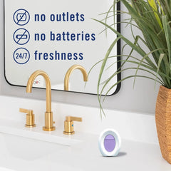 Febreze Bathroom Air Freshener, Odor-Fighting, Lavender, 1ct