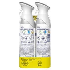 Febreze Air Freshener Spray, Odor-Fighting Room Spray, Heavy Duty Crisp Clean, 8.8oz, 2 Count
