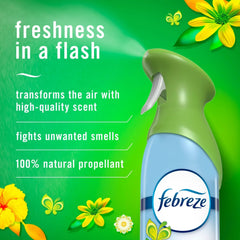 Febreze Air Mist Air Freshener Spray, Odor-Fighting Room Spray, Air Fresheners For Home And Bathroom And Kitchen, Aerosol Can, Gain Original Scent, 8.8Oz, 6 Count Packaging May Vary