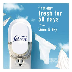 Febreze 80781115 2.63 oz. PLUG Air Freshener Refills - Linen and Sky (6 Packs/Carton)
