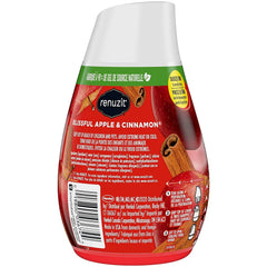 Renuzit - 1717587 Blissful Apple & Cinnamon Adjustable Gel Air Freshener, 7oz Cone (Pack of 12)