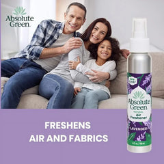 Absolute Green Air Freshener Room Spray, Covers Odors, Lavender Scent, (2 Count) 4oz