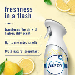 Febreze Air Freshener Spray, Odor-Fighting Room Spray, Lemon, Kitchen Odor Fighter, 8.8oz