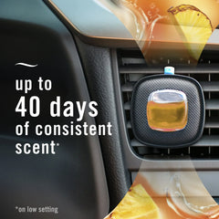 Febreze Car Air Freshener, Odor-Fighting Automotive Vent Clip, Tropical Blend Scent, 2 Count