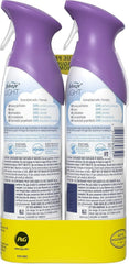 Febreze Air Mist Air Freshener Spray, Odor-Fighting Room Spray, Air Fresheners for Home and Bathroom and Kitchen, Aerosol Can, Light Lavender Scent, 8.8oz, 6 Count, Pack of 3