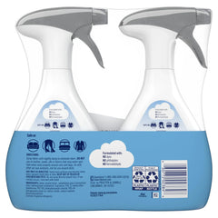 Febreze Fabric Spray, Odor Fighter For Strong Odor, Refresher Spray Plus With Clean Scent, 16.9 Fl Oz (Pack Of 2)