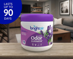 Bright Air Super Odor Eliminator Air Freshener, Lavender & Fresh Linen, 14oz, Case of 6