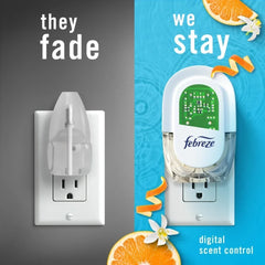 Febreze Plug In Air Freshener Odor-Fighting Scented Oil Refill Refresh & Energize 2 ct - Pack of 1