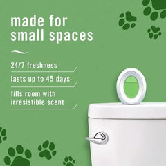 Febreze Small Spaces Air Freshener, Odor-Fighting, Plug In Alternative, Air Fresheners For Home And Bathroom And Kitchen, Closet Air Fresheners, Heavy Duty Pet Scent, 4 Count - Pack of 2