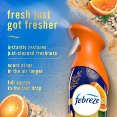 Febreze Air Mist Air Freshener Spray Tranquil Cyprus Coves, 8.1oz 2 Count