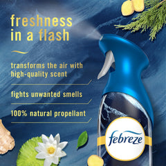Febreze Air Freshener Spray, Odor-Fighting Room Spray, Ocean, 8.8oz, 2 Count