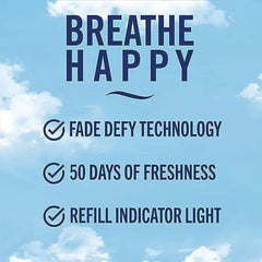 Febreze Plug In Air Fresheners, Downy April Fresh Scent, Odor Eliminator for Strong Odors, 1 Warmer + 2 Oil Refills