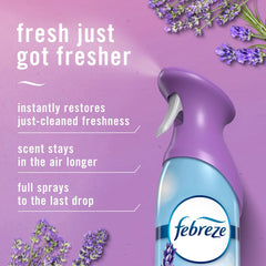 Febreze Air Mist Air Freshener Spray, Twilight Lavender, 8.1oz, 2 Count