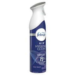 Febreze Air Effects Air Freshener Hygienic Clean, Clean Splash Scent, 8.80 oz Aerosol