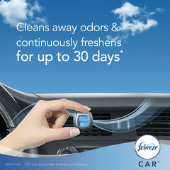 Febreze Car Air Freshener Vent Clip, Bora Bora Waters, 2 Count