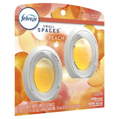 Febreze Small Spaces Air Freshener Peach, .25 fl oz, Pack of 2