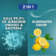 Lysol Air Sanitizer Spray + Odor Eliminator for Home & Office, Sanitizing Air Spray, Simple Fresh Scent, 10 oz (Pack of 3)