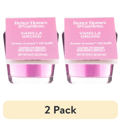 (2 pack) Better Homes & Gardens Aroma Accents Oil Refill, Vanilla Orchid