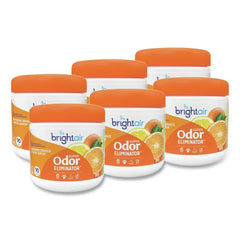 BRIGHT Air Super Odor Eliminator, Mandarin Orange and Fresh Lemon, 14oz, 6/Carton