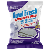 Bowl Fresh Lavender Plus Toilet Freshener and Cleaner, 1.76 oz