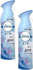 Febreze Air Odor-Eliminating Air Freshener Spray For Strong Odor, Lenor, 300Ml 2 Packs
