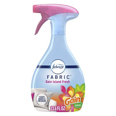 Febreze Fabric Spray Air Freshener, Odor-Fighting Fabric Refresher, Gain Island Fresh, 23.6 fl oz