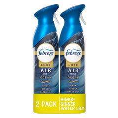 Febreze Luxe Air Freshener Odor-Fighting Room Spray - Ocean - 2 Count