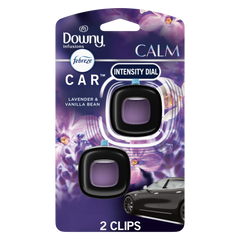 Febreze Odor Eliminating Car Air Freshener, Lavender & Vanilla Bean, 0.7 fl oz, 2 Count