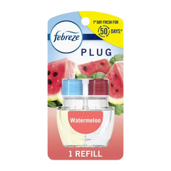 Febreze Plug In Air Freshener, Odor-Fighting Scented Oil Refill, Watermelon, 1 Refill