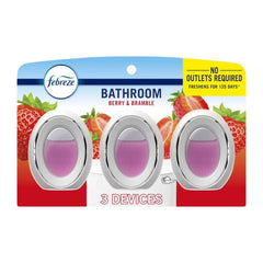 Febreze BATH Air Freshener Berry & Bramble, .25 fl. oz., Pack of 3