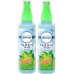 Febreze To Go Fabric Refresher 2.8 Ounce Spray, Gain Original Scent (Pack Of 2)