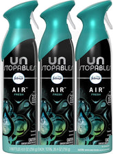 Febreze Unstopables Air Freshener Spray, Fresh Scent, Odor Eliminator for Strong Odors, 8.8 Oz (Pack of 3)