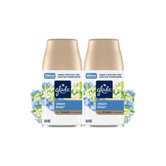 Glade Automatic Spray Refill, Air Freshener, Clean Linen®, 2 Refills, 2 x 6.2 oz