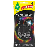 Little Trees Air Freshener Vent Wrap Supernova Fragrance 4-Pack