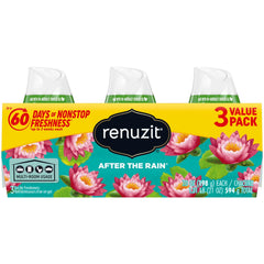 Renuzit Gel Air Freshener, After the Rain, 7.0 Ounce, 3 Count