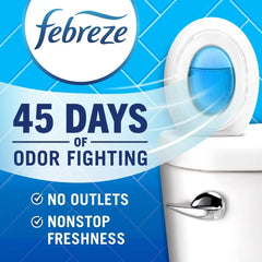 Febreze Bath Air Freshener, Odor-Fighting Ocean Scent, 2 Count