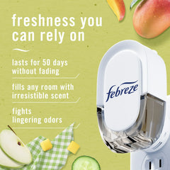 Febreze Air Freshener PLUG Refills, Apple Mango Sunrise, 1.75 fl oz