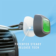 Febreze Car Air Freshener Vent Clip Linen & Sky Scent, .06 oz. Car Vent Clip, 2 clips, 2 Packs