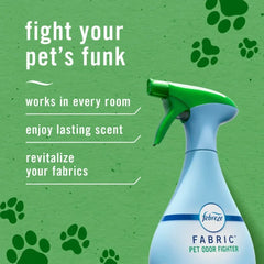 Febreze Fabric Spray Air Freshener Odor-Fighting Fabric Refresher Pet Odor Fighter 23.6 fl oz - 3 count