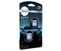 Febreze Midnight Storm Car Air Freshener Vent Clip, 2-Pack