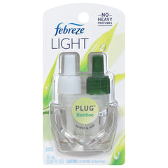 Febreze Light Plug Scented Oil Refill, Bamboo Scent 0.87oz