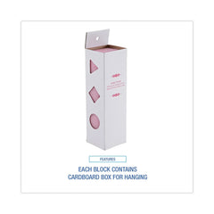 Boardwalk Deodorizing Para Wall Blocks, 24 oz, Pink, Cherry, 6/Box