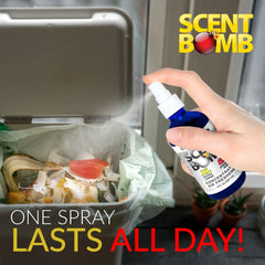 Scent Bomb Clean Cotton Air Freshener  8 oz Spray, Long-Lasting Odor Eliminator for Home & Car, Effective Deodorizer Spray for Kitchen, Bathroom, Fresh Room Spray & Smell Neutralizer