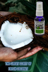 Scent Bomb Coconut Paradise Air Freshener Spray, 1 fl.oz., 4 Count Pack