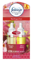 Febreze Noticeables Thai Dragonfruit Refills - 0.879oz Pack of 4